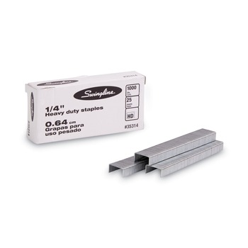 OFFICE STAPLERS AND PUNCHES | Swingline S7035314E S.F. 13 0.25 in. Leg x 0.5 in. Crown Heavy Duty Steel Staples (1000/Box)