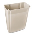 Trash & Waste Bins | Rubbermaid Commercial FG782200BEIG Slim Jim 15-Gallon Wall-Mounted Container - Beige image number 3