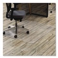 Office Chair Mats | Deflecto CM21442FPC 46 in. x 60 in. All Day Use Chair Mat for Hard Floors - Rectangle Clear image number 5
