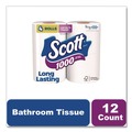 Toilet Paper | Scott 10183 1-Ply Septic Safe Bathroom Tissue - White (12/Carton) image number 5