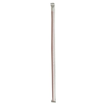 Boardwalk BWKGST1025RD 10.25 in. Polypropylene Wrapped Giant Straws - Red (1200/Carton)
