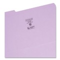 File Folders | Smead 17434 0.75 in. Expansion Assorted 1/3-Cut Tabs Legal Size Reinforced Top Tab Colored File Folders - Lavender (100/Box) image number 2