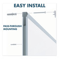 White Boards | Mead 85356 36 in. x 24 in. Dry Erase Board with Aluminum Frame - White Surface/Satin Aluminum Frame image number 7