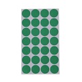 Labels | Universal UNV40115 0.75 in. Diameter Self-Adhesive Removable Color-Coding Labels - Green (28/Sheet, 36 Sheets/Pack) image number 2