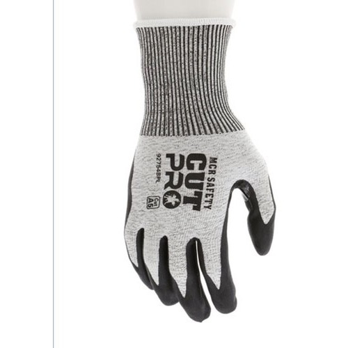 Cleaning Gloves | MCR Safety 92754BPXL Cut Pro Gloves - X-Large/Black/Gray (1-Dozen) image number 0