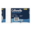 Toilet Paper | Cottonelle 55480 Ultra CleanCare 1-Ply Septic Safe Strong Bath Tissue Toilet Paper - White (4/Carton) image number 3