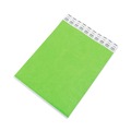 Office Accessories | Advantus 91122 9.75 in. x 0.75 in. Numbered Crowd Management Wristbands - Neon Green (500/Pack) image number 1