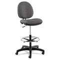 Just Launched | Alera ALEIN4641 Interval Series 23.93 in. to 34.53 in. Seat Height Swivel Task Stool - Graphite Gray image number 0