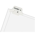 Dividers & Tabs | Avery 01416 11 x 8.5 Preprinted Legal Exhibit P 26-Tab Index Dividers - White (25/Pack) image number 6