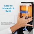 Skin Care & Hygiene | Georgia Pacific Professional 53057 Pacific Blue Ultra 5.6 in. x 4.4 in. x 11.5 in. 1200 mL Refill Soap/Sanitizer Dispenser - Black (1/Carton) image number 7