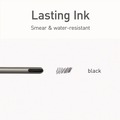 Back to School Sale | TOPS PEN12128 PENTONIC Medium 1 millimeter Stick Ballpoint Pen - Black Ink/Charcoal Gray Barrel (25/Pack) image number 3