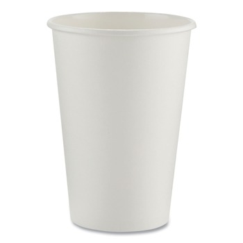 TABLETOP AND SERVEWARE | Dixie 2346W 16 oz. Paper Hot Cups - White (50/Sleeve, 20 Sleeves/Carton)