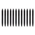 Pencils | U Brands 5008U01-24 0.7 mm HB (#2) Cambria Soft Touch Mechanical Pencil - Black Lead, Black Barrel (12/Pack) image number 0
