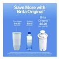 Food Service | Brita 36089EA 40 oz. Classic Water Filter Pitcher - Clear image number 9