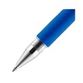 Pens | uni-ball 65451 Signo GRIP 0.7 mm Stick Gel Pen - Blue Ink/Clear/Blue/Silver Barrel/Medium (1-Dozen) image number 5