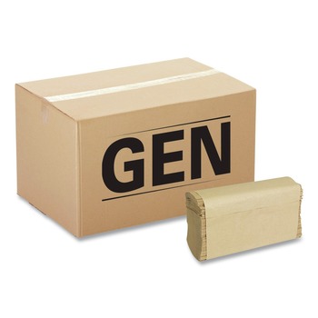 GEN G1508 9 in. x 9.45 in. Multifold Paper Towels - Natural (4000/Carton)