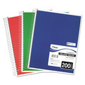 Notebooks & Pads | Mead 06780 11 in. x 8 in. Sheets 5-Subject Medium/College Rule Spiral Notebook - Random Assorted Cover Color image number 0