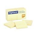Just Launched | Highland 6549 3 in. x 3 in. Self-Stick Notes - Yellow (12 Pads/Pack) image number 0