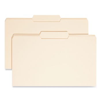 Smead 15332 0.75 in. Expansion 1/3-Cut Tabs Center Position Legal Size File Folders - Manila (100/Box)
