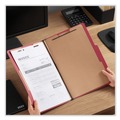 Back to School Sale | Universal UNV10313 Six-Section Pressboard Classification Folders - Legal Ruby Red (10/Box) image number 3