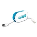 Office Electronics & Batteries | Dotz 21904 WrapID Holds Up to 6 ft. of Cord - Blue image number 1