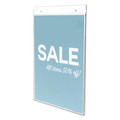 Office Presentation Supplies | Deflecto 68201 Classic Image 8.5 in. x 11 in. Portrait Wall-Mount Sign Holder - Clear image number 3