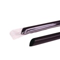 Cutlery | Karat C9060S BLACK 9 in. Boba Straws - Black (1600/Carton) image number 1