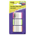 Page Flags | Post-it Tabs 686L-PGO 1 in. Wide 1/5-Cut Lined Tabs - Assorted Bright Colors (66/Pack) image number 0