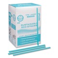 Cutlery | phade 511203 7.75 in. Marine Biodegradable Straws - Ocean Blue (6000/Carton) image number 0