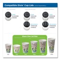 Just Launched | Dixie 5342DX PerfecTouch 12 oz.Paper Hot Cups - Coffee Haze Design (25/Sleeve, 20 Sleeves/Carton) image number 4