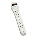 Back to School Sale | Tripp Lite TLP602 Protect It! 180 Joules 2 ft. Cord 6 AC Outlets Home Computer Surge Protector - Light Gray image number 0