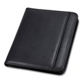 Back to School Sale | Samsill 70820 Professional Zippered Pockets/Slots Writing Pad Holder - Black image number 1