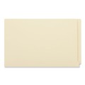 File Folders | Universal UNV13220 Reinforced Straight End Tab 2-Fastener File Folders - Legal, Manila (50/Box) image number 2