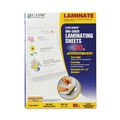 Laminating Supplies | C-Line 65009 9 in. x 12 in. 3 Mil. Cleer Adheer Self-Adhesive Laminating Film - Gloss Clear (50/Box) image number 0