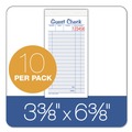 Sticky Notes & Post it | Adams 104-50SW 3.38 x 6.38 Two-Part Carbonless Guest Check Pad (10/Pack) image number 1