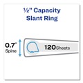 Clearance Center | Avery 79767 3 One Touch Slant Rings 0.5 in. Capacity 11 in. x 8.5 in. Heavy-Duty View Binder with DuraHinge - White image number 1
