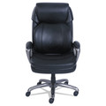 Office Chairs | SertaPedic 48964 Supports Up to 400 lbs. 19 in. to 22 in. Seat Height Cosset Big and Tall Executive Chair - Black Seat/Back, Slate Base image number 1