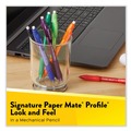 Pencils | Paper Mate 2101972 Profile 0.7 mm Mechanical Pencils - Black Lead/Black Barrel (1-Dozen) image number 1