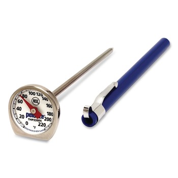 OFFICE AND OFFICE SUPPLIES | Rubbermaid Commercial FGTHP220DS 0 degrees Fahrenheit to 220 degrees Fahrenheit Dishwasher-Safe Industrial-Grade Analog Pocket Thermometer