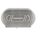 Just Launched | Bobrick B-2892 20.81 in. x 5.31 in. x 11.38 in. Jumbo Toilet Tissue 2 Roll Dispenser - Satin-Finish Stainless Steel image number 2