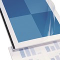 Report Covers & Pocket Folders | GBC 9743070P VeloBind 11 in. x 8.5 in. Presentation Covers - Clear (25/Pack) image number 3