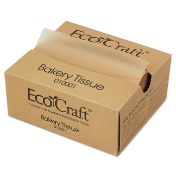 JUST LAUNCHED | Bagcraft 10001 Ecocraft 6 in. x 10.75 in. Interfolded Soy Wax Deli Sheets (1000/Box, 10 Boxes/Carton)
