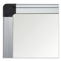 Project & Display Boards | MasterVision MA2707170 Value 72 in. x 48 in. Lacquered Steel Dry Erase Board - White Surface/Satin Aluminum Frame image number 3
