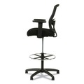 Office Chairs | Alera ALEET4614 Etros Series 25.19 in. to 35.23 in. Seat Height Mesh Stool - Black image number 5