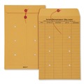 Envelopes & Mailers | Quality Park QUA63564 10 x 15 31-Entries String/Button Interoffice Envelope - Brown Kraft (100/Carton) image number 0