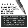 Pens | BIC GSFG11 BLK Round Stic Grip Xtra Comfort Fine 0.8 mm. Stick Ballpoint Pen - Black Ink/Gray/Black Barrel (1-Dozen) image number 6