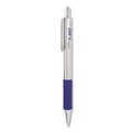 Pens | Zebra 29220 F-402 Fine 0.7 millimeter Retractable Ballpoint Pen - Blue Ink/Stainless Steel/Blue Barrel image number 2