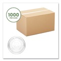 Cups and Lids | Vegware C96F-CH 96 Series Compostable Cold Cup Lids (1000/Carton) image number 1