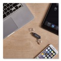 Office Electronics & Batteries | Verbatim 49300 32 GB Store 'n' Go Dual USB 3.0 Flash Drive for Apple Lightning Devices - Graphite image number 4