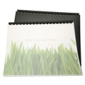Sheet Protectors | GBC 25818 11 in. x 8.5 in. Unpunched 100 Percent Recycled Poly Binding Cover - Black (25/Pack) image number 6